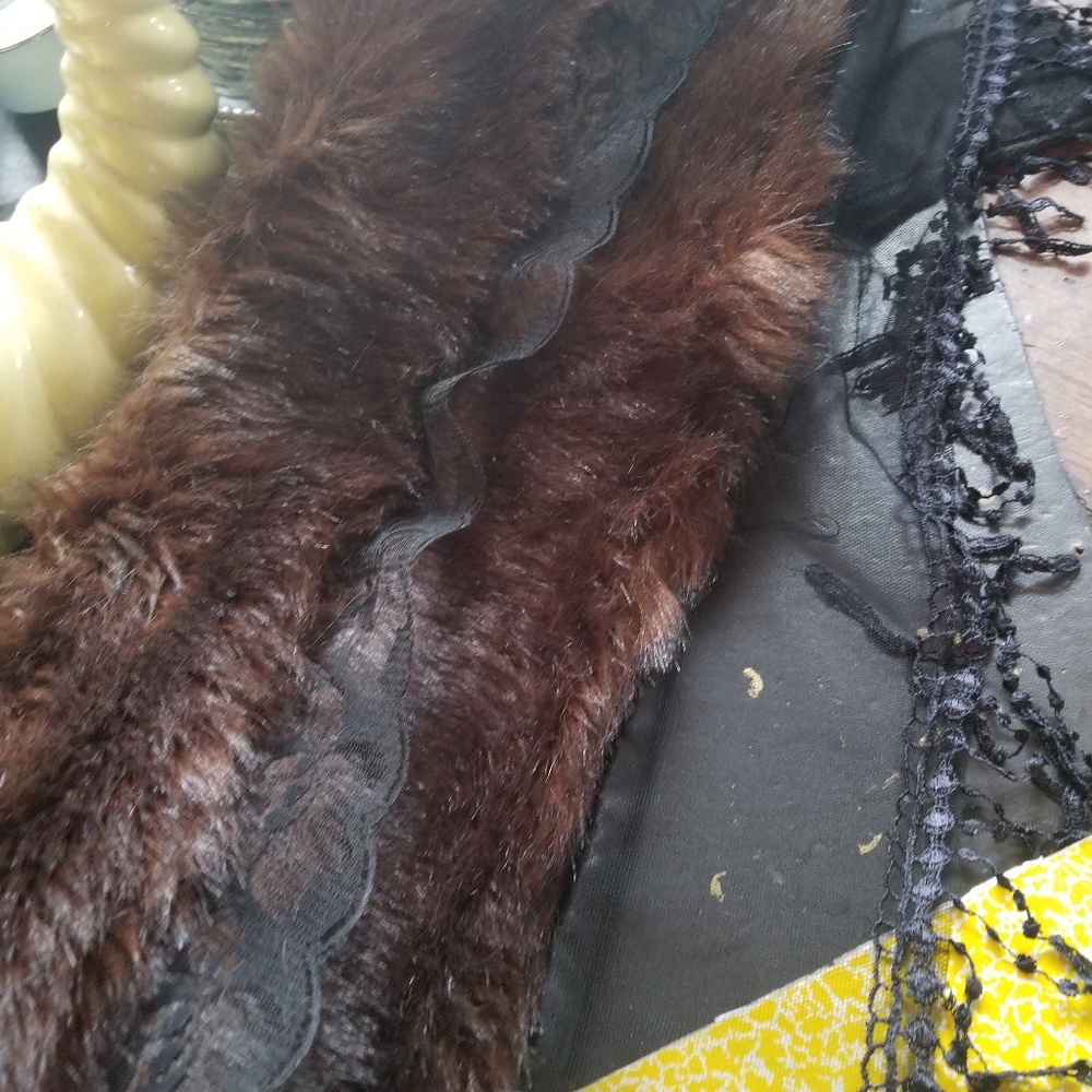 Mink scarf